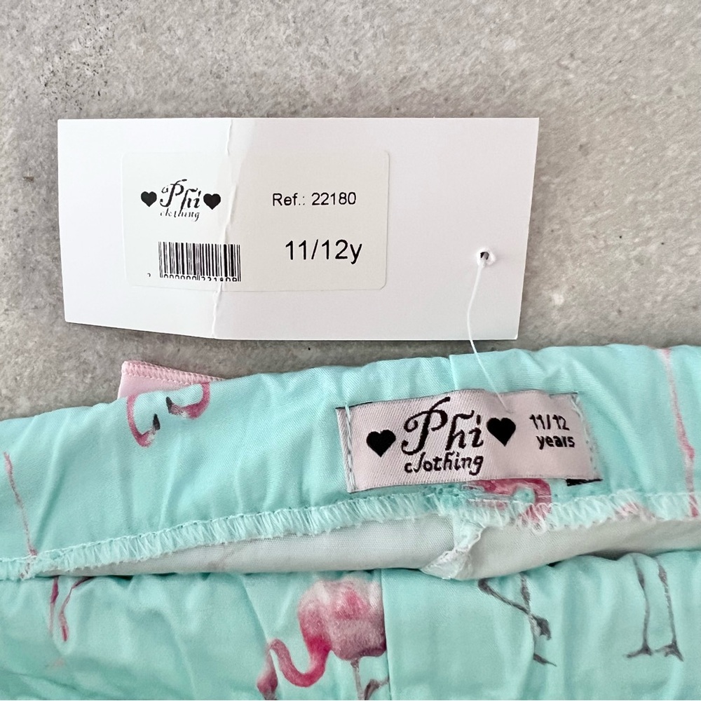 🦩NWT PHI Clothing skirt/skort w/bow 12 - Picture 5 of 7